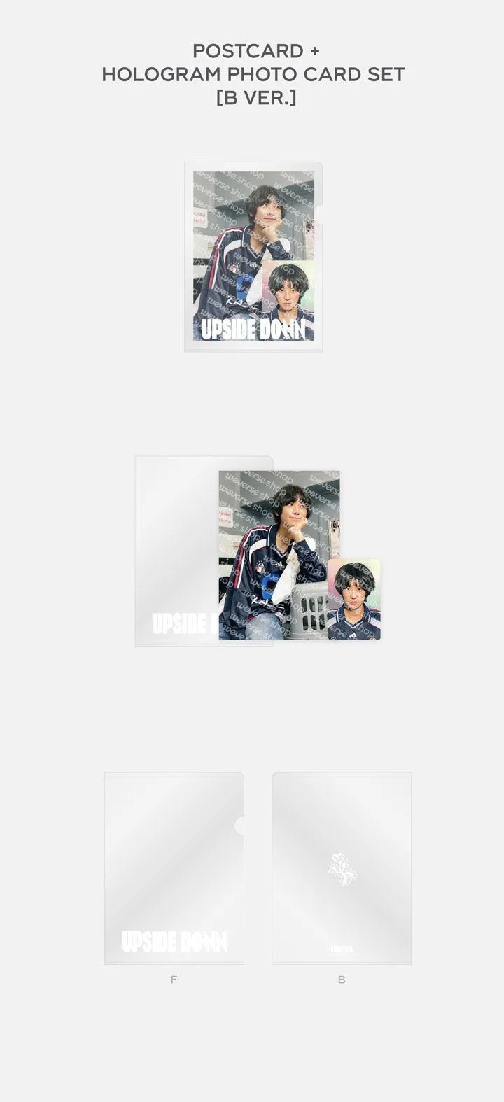 POSTCARD + HOLOGRAM PHOTO CARD SET [B VER.] 0 detail